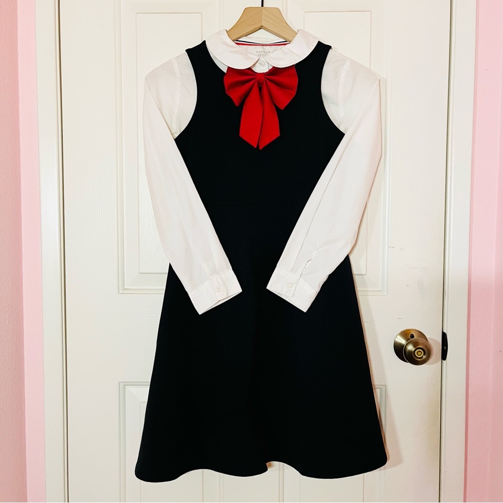 Uniqlo Black Flared Midi Dress